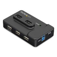 st7320usbc StarTech.com 6 Port USB 3.0 USB A  Hub, AC Adapter Powered, 99 x 60 x 22mm