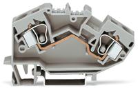 784-601 WAGO  784 Series Grey, 10mm², 1-Level, Cage Clamp Termination, CSA