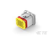 1-2350890-2 TE Connectivity, NTSEAL Automotive Connector Socket Cable Mount 20 Way, Solder Termination