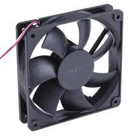 619-6494 RS PRO Axial Fan, 12 V dc, DC Operation, 151.2m³/h, 5W, 370mA Max, 120 x 120 x 25mm