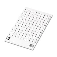 08042930031 Phoenix Contact, SK Marker Card for use with  for use with Terminal Blocks