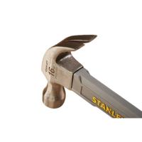 stht0-51309 Stanley Carbon Steel Claw Hammer with Fibreglass Handle, 450g