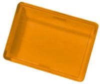 a0161c Panel Mount Indicator Lens Rectangle Style, Amber, 24mm Long