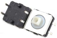 b3w-4050 Omron Plunger Tactile Switch, SPST 50 mA @ 24 V dc 3.75mm Through Hole