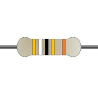 mf0207fte52-390k Yageo 390kΩ Metal Film Fixed Resistor 0.6W ±1% MF0207FTE52-390K