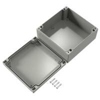 041616080 Rose Aluform Series Grey Die Cast Aluminium Enclosure, IP66, IK09, Grey Lid, 160 x 160 x 81mm