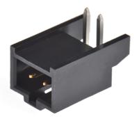 90136-2302 Molex C-Grid III Series Right Angle Through Hole PCB Header, 2 Contact(s), 2.54 mm Pitch, 1 Row, Shrouded