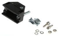 2801-0102-11-8 MH Connectors MHED Series ABS D Sub Backshell, 9 Way, Strain Relief