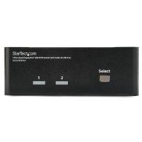 sv231dpddua StarTech.com 2 Port Dual Monitor USB DisplayPort KVM Switch, 3.5 mm Stereo 2560 x 1600 Maximum Resolution