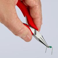 35-21-115 Knipex 35 21 Long Nose Pliers, 115 mm Overall, Straight Tip, 22,5mm Jaw