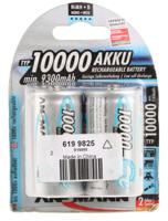 5030642 Ansmann NiMH Rechargeable D Batteries, 10Ah