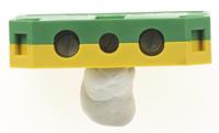 0374660000 Weidmuller 2-Way EK 16 Earth Terminal Block, 10 → 6 AWG Wire, Screw Down, Nylon Housing, ATEX