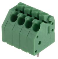 1985218 Phoenix Contact PTSA 1.5/ 4-3.5-Z Series PCB Terminal Block, 3.5mm Pitch, Through Hole Mount, Solder Termination