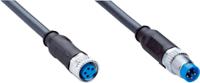 yf8u14-020ua3m8u14-2096347 SICK Female 4 way M8 to Male 4 way M8 Sensor Actuator Cable, 2 m