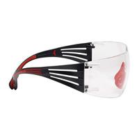sf401sgaf-red 3M SecureFit™ 400 UV Safety Glasses, Clear PC Lens