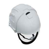 v1-bk-w Penta Visarc White Hard Hats with Chin Strap, Adjustable