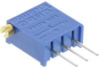 3296x-1-203lf 20kΩ, Through Hole Trimmer Potentiometer 0.5W Side Adjust Bourns, 3296