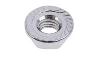 264-6433 RS PRO Stainless Steel Flanged Hex Nut, DIN 6923, M6
