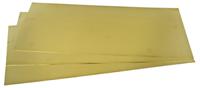 841-1893 RS PRO Brass Metal Sheet 600mm x 300mm, 0.7mm Thick