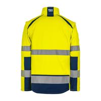blouslgh01jmxl T2S BLOUSLGH01 Yellow/Navy Unisex Hi Vis Softshell, XL