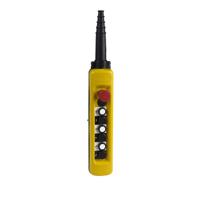 xaca6913 Schneider Electric Slow Break Push Button Control Station - 1 NC + 1 NO + 1 NO, Polypropylene, None Cutouts, Black,