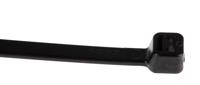 233-461 RS PRO Cable Tie, 190mm x 4.8 mm, Black Nylon, Pk-100