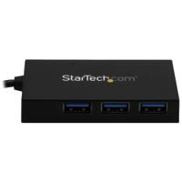 hb30a3a1csfs StarTech.com 4 Port USB 3.0 USB A, USB C  Hub, AC Adapter Powered, 38 x 74 x 13mm