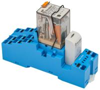 58p382300060sma Finder 58 Series Interface Relay Module, DIN Rail Mount, 230V ac Coil, 3PDT, 3-Pole, 10A Load