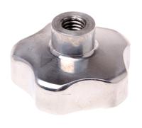 478-490 RS PRO Silver Multiple Lobes Clamping Knob, M8, Threaded Hole