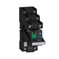 rxm2ab2b7pvs Schneider Electric Harmony Relay RXM Series Interface Relay, DIN Rail Mount, 24V ac Coil, DPDT, 2-Pole