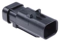776428-1 TE Connectivity, AMPSEAL 16 Automotive Connector Plug Red Clip Mount 2 Way