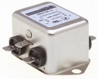 res10f10 Roxburgh EMC, RES10 10A 250 V ac DC → 400Hz, Chassis Mount RFI Filter, Fast-On, Single Phase