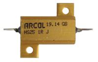 hs25-1r-j Arcol, 1Ω 25W Wire Wound Chassis Mount Resistor HS25 1R J ±5%