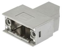 09670090573 HARTING D-sub Series Polymer Right Angle D Sub Backshell, 9 Way, Strain Relief