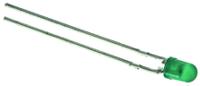 l-1154gd Kingbright2.5 V Green LED 3mm Through Hole, L-1154GD