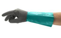 58535w110 Ansell 58-535 Green Nylon Nylon Work Gloves, Size 11, Nitrile Coating
