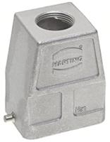 19628060446 HARTING Han EMC Heavy Duty Power Connector Hood, M25 x 1.5 Thread, Top Entry