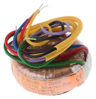 60000 Nuvotem Talema 115 V ac, 230 V ac, 2 x 7V ac Toroidal Transformer, 1.6VA 2 Output
