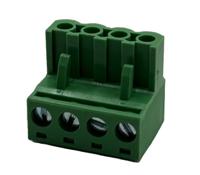 hrfe-04005v Conex-It, 5.08mm Pitch, HRFE, 4 Way, Right Angle, Pluggable Terminal Block, Plug, Cable Mount, Screw Termination,