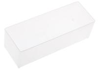 119313 Raaco Transparent PP Compartment Box, 69mm x 79mm x 218mm