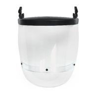 ann064-521-300 JSP Clear PC Visor with Brow, Chin Guard , Resistant To Flying Particles, Liquids