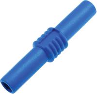 208-0233 RS PRO Blue, Female Banana Coupler With Brass contacts and Nickel Plated