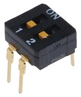 a6d-2100 Omron 2 Way Through Hole DIP Switch DPST