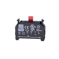 188-1169 RS PRO Contact Block, 230V, 1NC