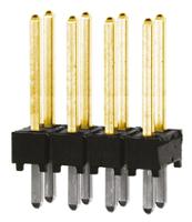 tsw-104-14-l-d Samtec TSW Series Straight Through Hole Pin Header, 8 Contact(s), 2.54 mm Pitch, 2 Row, Unshrouded