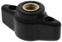 161-436 RS PRO Black Wing Clamping Knob, M5, Threaded Hole