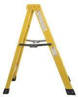553-838 RS PRO Fibreglass 4 steps Step Ladder, 1.0m platform height