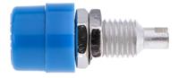 930176102 Hirschmann Test & Measurement Blue Female Banana Socket, 4 mm Connector, Solder Termination, 32A, 30 V ac, 60V dc, Tin