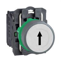xb5aa3341c0 Schneider Electric XB5 Series Push Button, 22mm Cutout, 1 NO, 600V, IP66, IP67