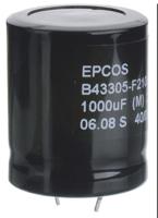 b43630b5227m060 EPCOS 220μF Aluminium Electrolytic Capacitor 450V dc, Snap-In - B43630B5227M060